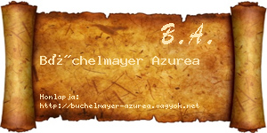 Büchelmayer Azurea névjegykártya